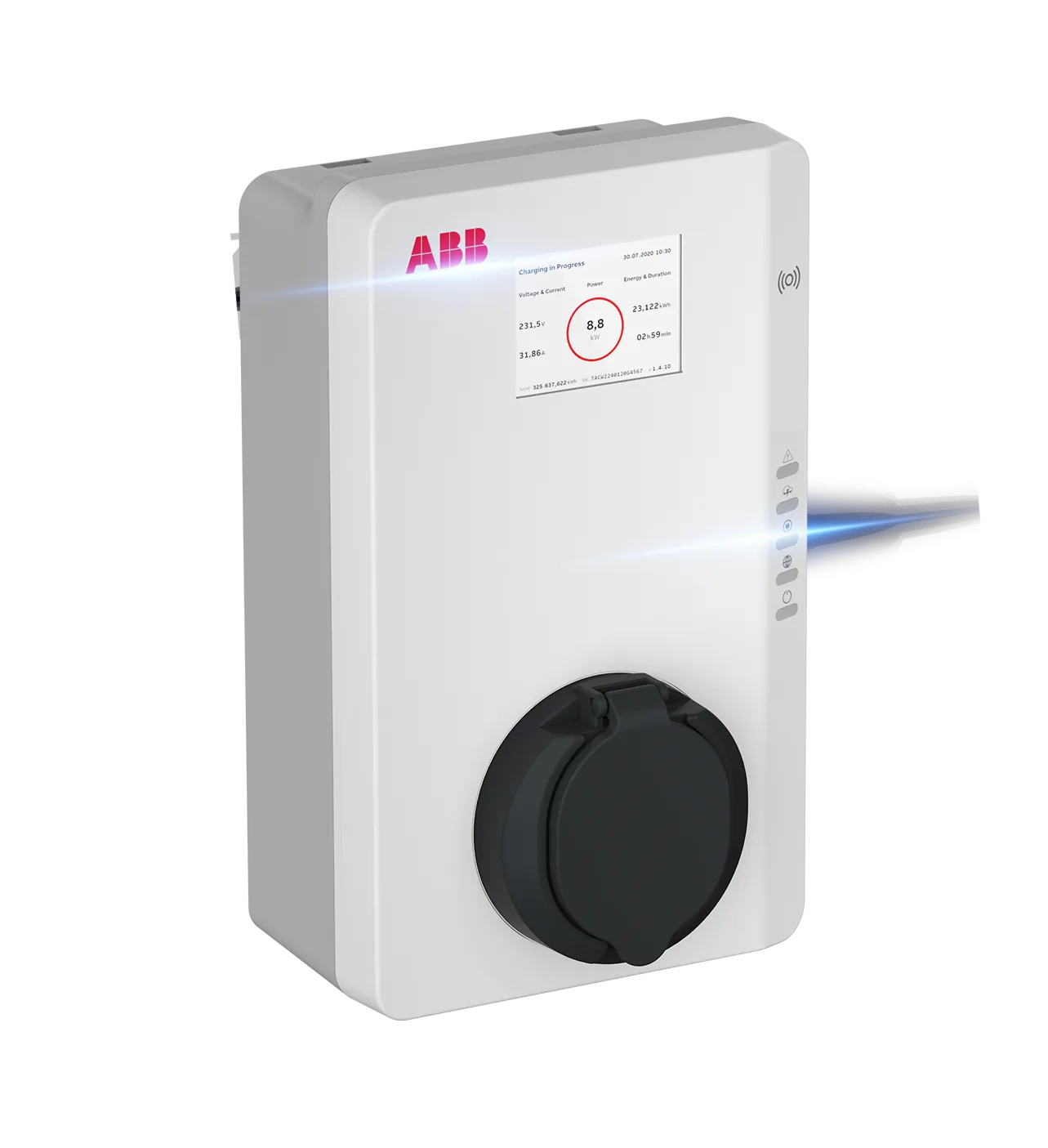 Terra AC 22 kW kablolu şarj istasyonu